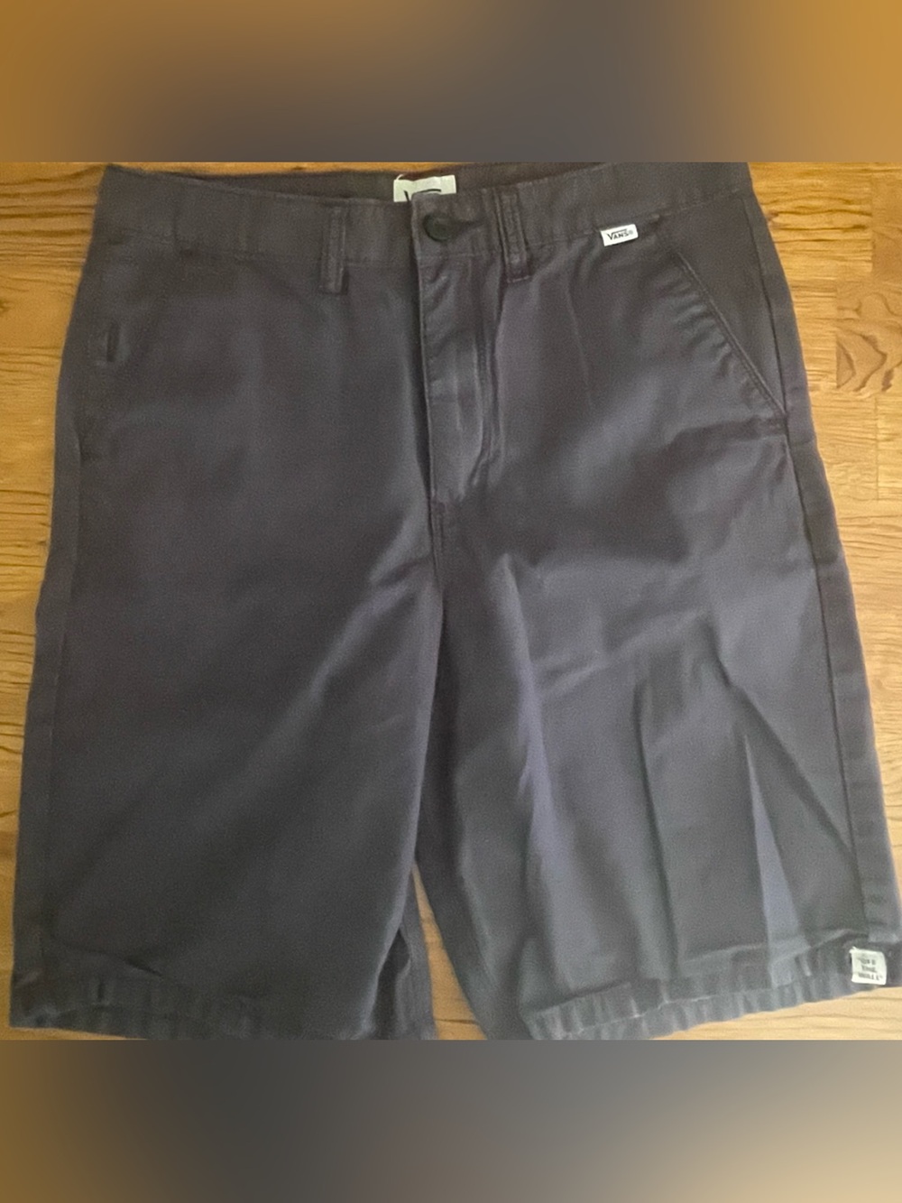 Boys Vans short grey size 18